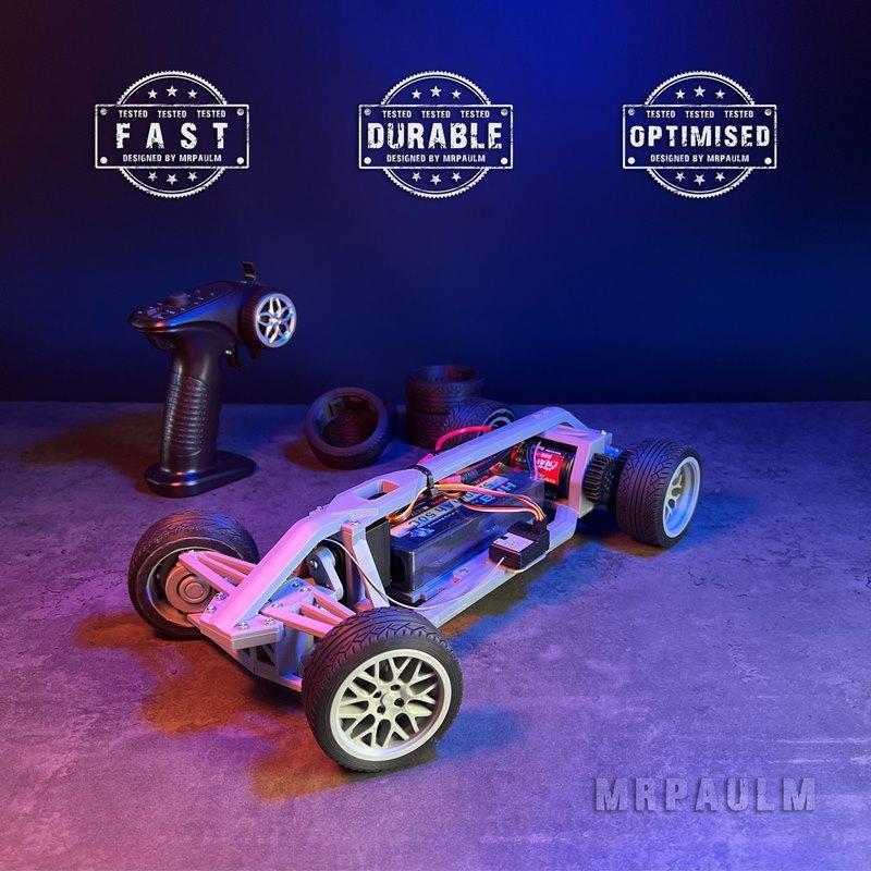 通用底盘设计稿1 – 3D打印模型 STL|Universal Chassis Drft.1 – 3D Print Model STL