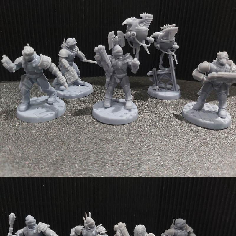 阿戴乌斯仲裁者杀戮小队 3D打印模型|Adeptus Arbites Kill Team – 3D Print Model