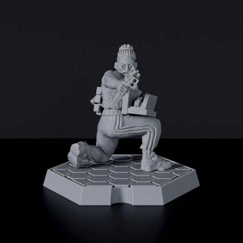 贫民窟忍者 - 3D打印模型|Favela Ninja – 3D Print Model