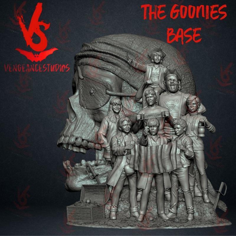 Vengeancestudios – 去鬼镇迪奥拉姆基座 – 3D打印模型|Vengeancestudios – Goonies Diorama Base – 3D Print Model STL