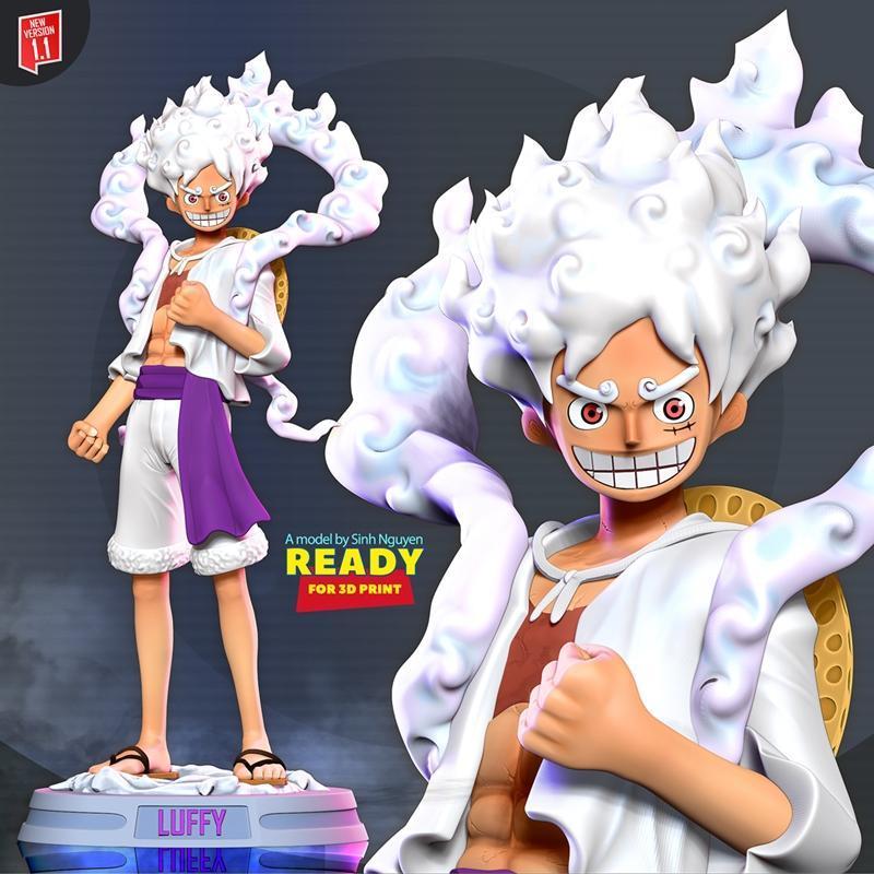 Nlsinh – Luffy Gear 5 – One Piece – 3D Print Model STL