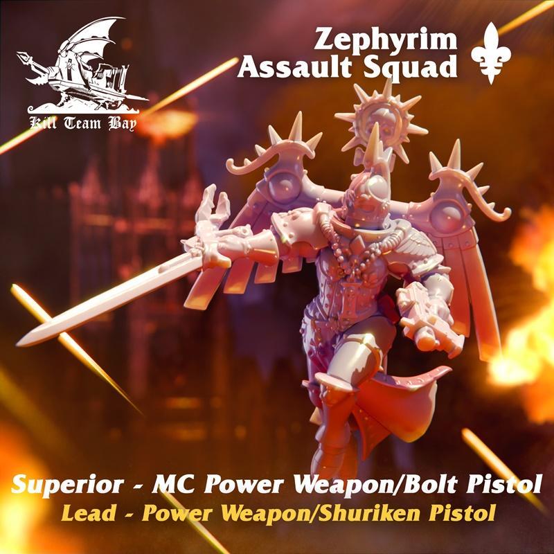 Zephyrim冲锋小队 3D打印模型|Zephyrim Assault Squad – 3D Print Model STL