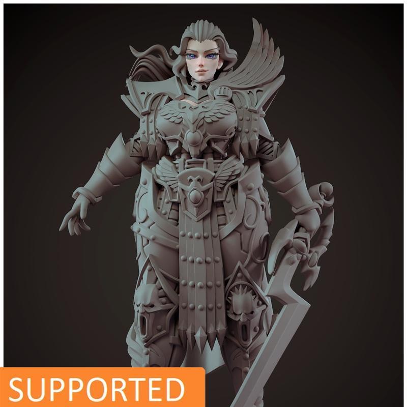 迷你游戏模型——菲鲁姆——3D打印雕像|Minigames miniatures – Fulgrim – 3D Print Model STL