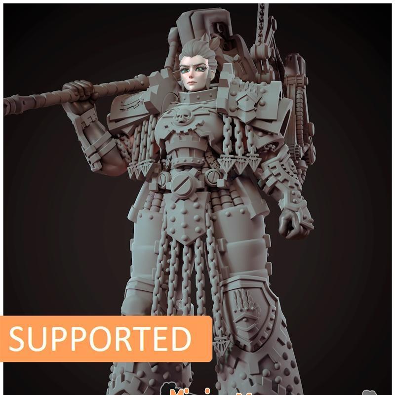 迷你游戏模型 - 费鲁斯 - 3D打印雕塑|Minigames miniatures – Ferrus – 3D Print Model STL