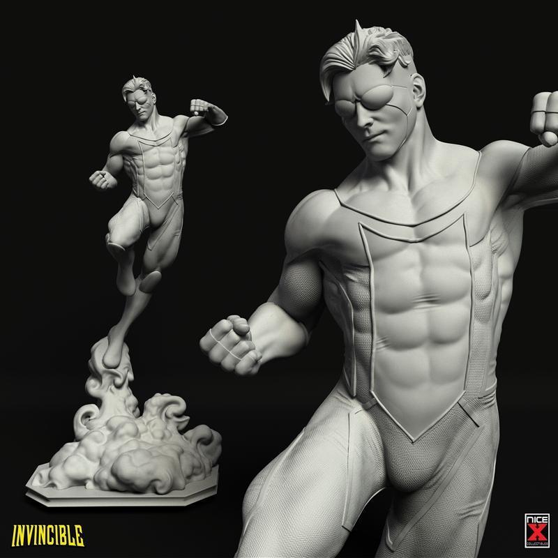 Nice X Collectibles - 无敌 - 3D打印模型|Nice X Collectibles – Invincible – 3D Print Model STL