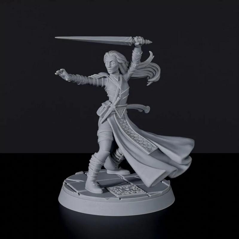 女法师3D打印模型|Female Mage – 3D Print Model