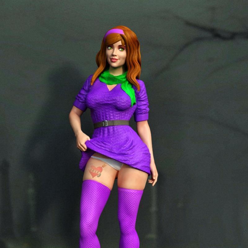 独家呈现——Daphne 3D打印模型|Exclusive – Daphne – 3D Print Model STL