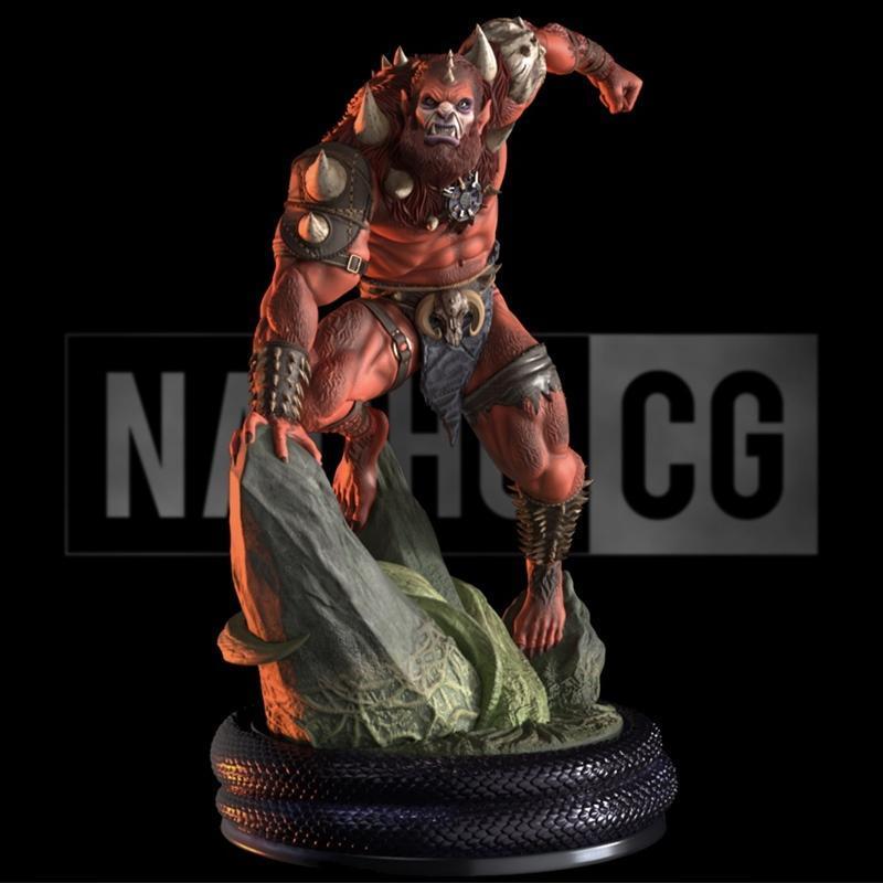 MOTU猛兽人 3D打印模型|Fan Art – Beastman from MOTU Statue – 3D Print Model STL