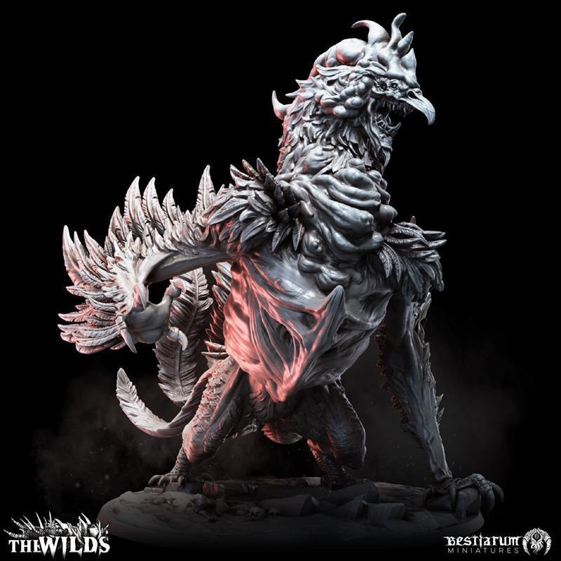 Cockatrice 3D打印模型|Cockatrice – 3D Print Model STL