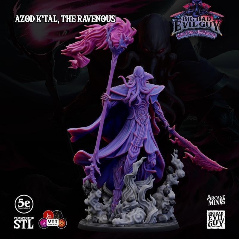 Azod Ktal 《掠食者》3D打印模型|Azod Ktal The Ravenous V1 – 3D Print Model STL