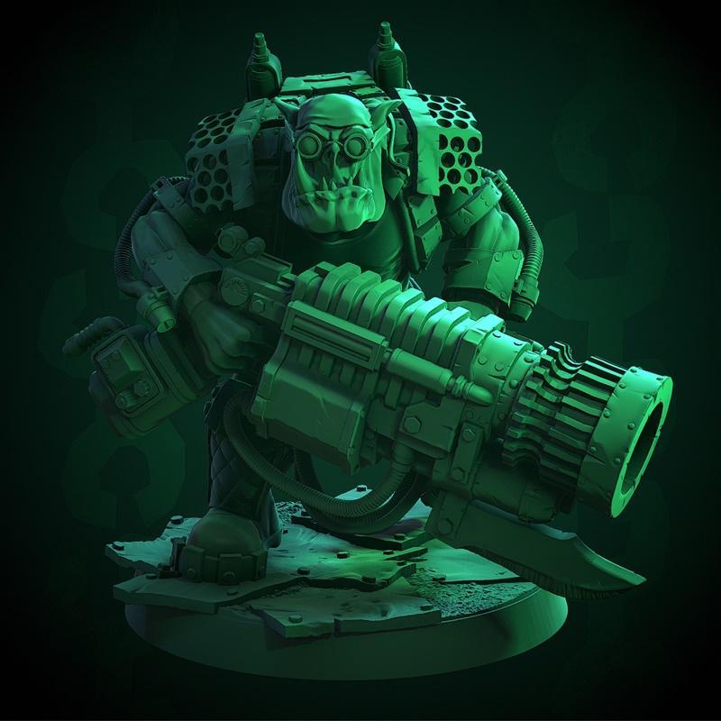 Flazz Gunnaz A-B与Mecha Boosta Suitz 3D打印模型|Flazz Gunnaz A-B and Mecha Boosta Suitz – 3D Print Model STL