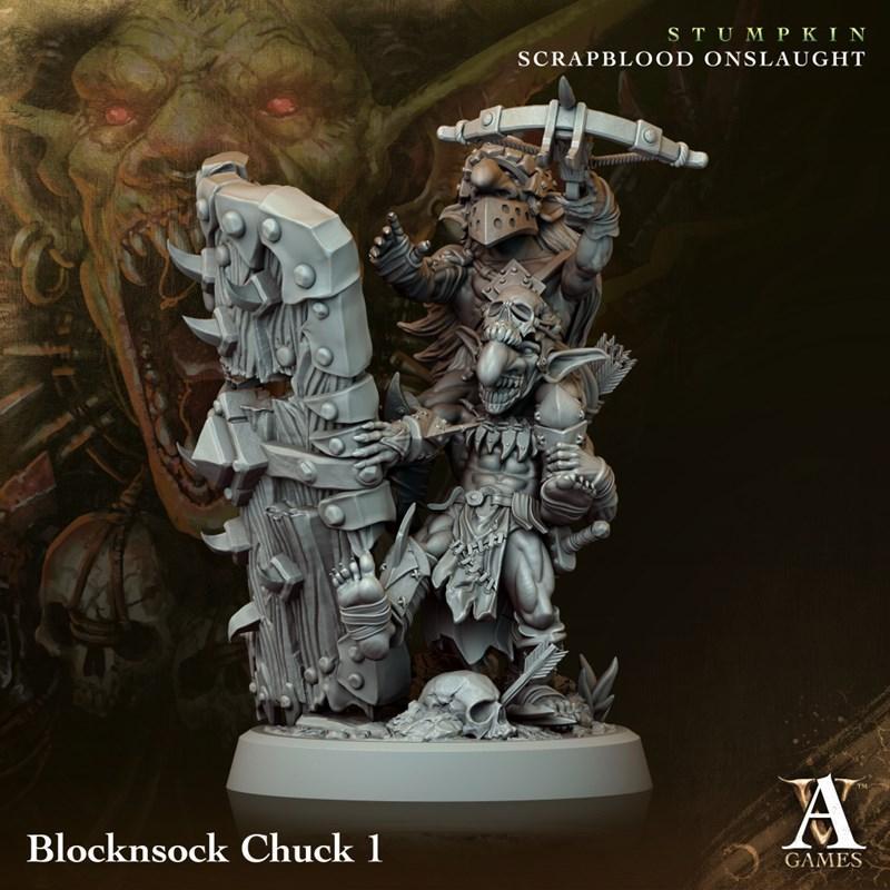 Archvillain Games《斯普金》·斯卡普血潮 3D打印模型|Archvillain Games – Stumpkin – Scrapblood Onslaught – 3D Print Model STL