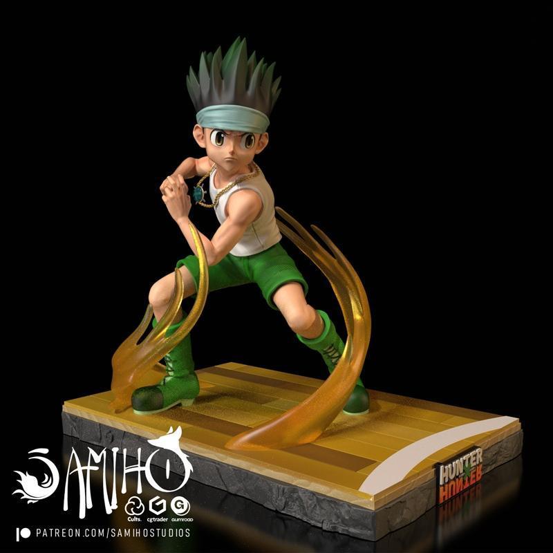 Samiho Studios - 《鬼灭之刃》炭治郎 3D打印模型|Samiho Studios – Gon Freecss – 3D Print Model STL