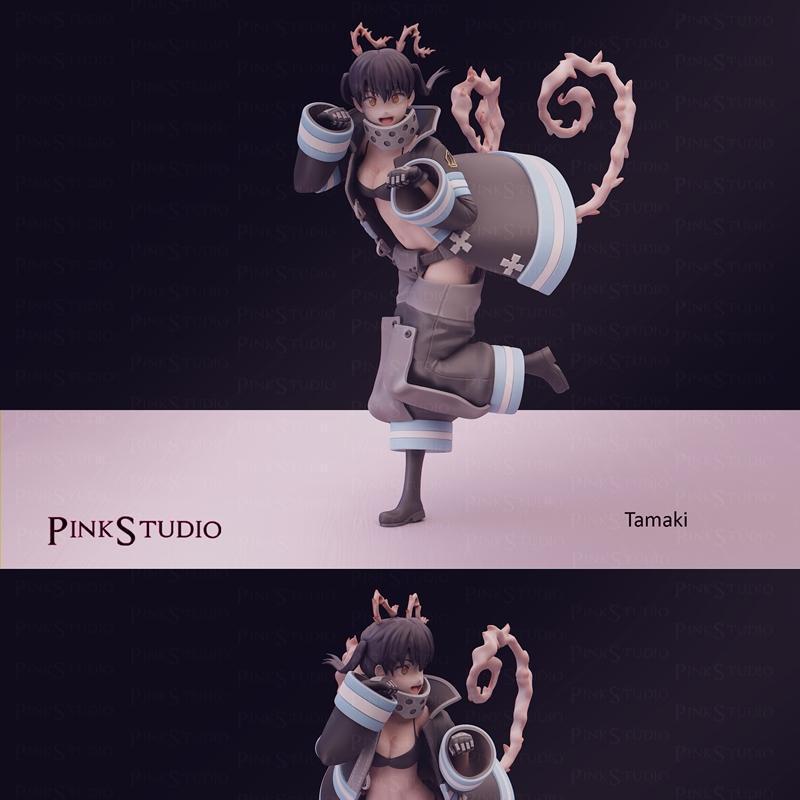 Pink Studio - Tamaki Kotatsu - 火影忍者 3D打印模型|Pink Studio – Tamaki Kotatsu – Fire Force – 3D Print Model STL