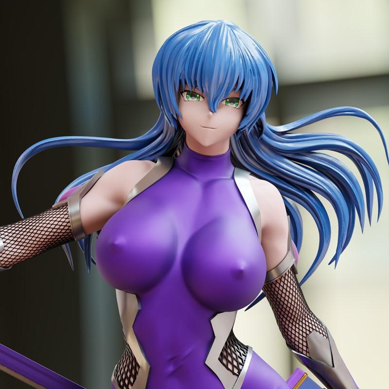 BrunoArt3D - Igawa Asagi - 3D打印动漫角色模型|BrunoArt3D – Igawa Asagi – 3D Print Model STL