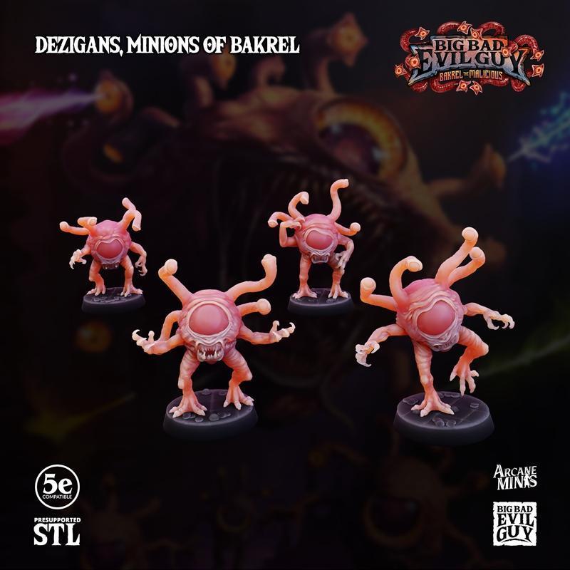 Arcane迷你模型-德齐根-3D打印角色雕塑|Arcane Minis – Dezigan – 3D Print Model STL