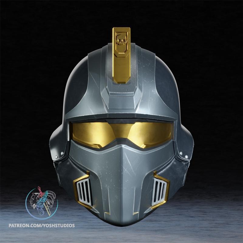 联邦英雄头盔 - 3D打印模型|Hero of the Federation Helmet – 3D Print Model STL