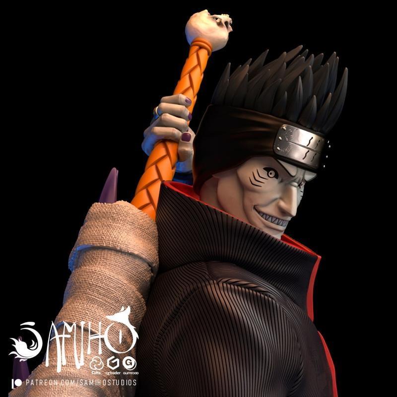 Samiho Studios - 3D打印模型 - 狄斯马（Kisame）|Samiho Studios – Kisame – 3D Print Model STL