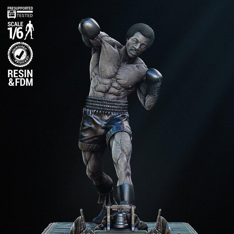 邪恶之神——阿波罗·克里德 3D打印模型|Wicked – Apollo Creed Sculpture – 3D Print Model STL
