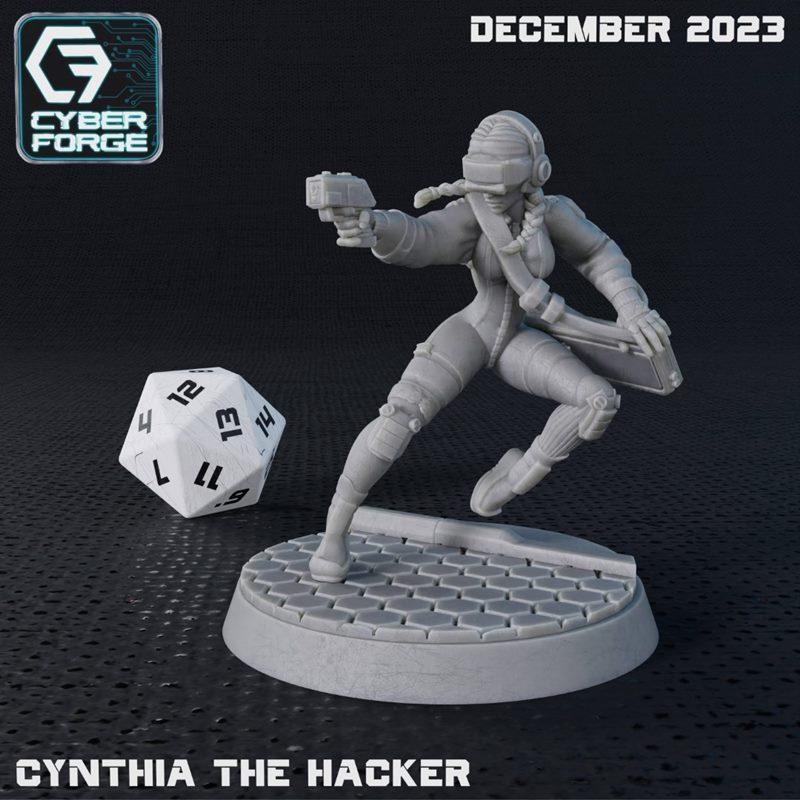 Cyber Forge - 天启冲击 2023 3D打印模型|Cyber Forge – Titan Shock December 2023 – 3D Print Model STL