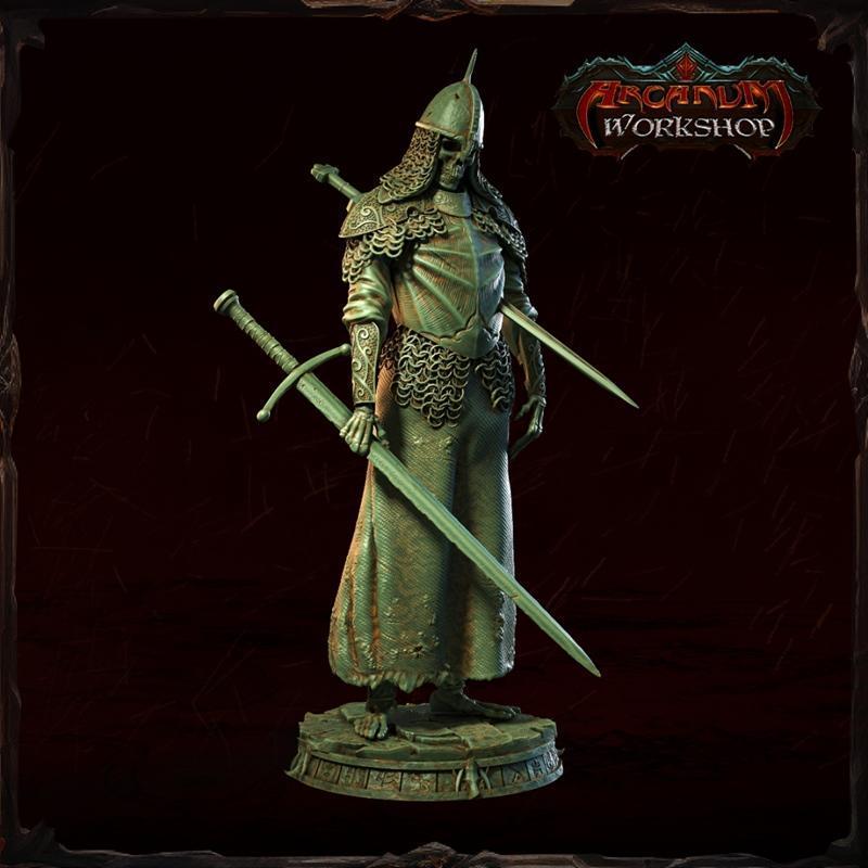 克莱莫尔副官骨架模型 3D打印版|Claymore Lieutenant Skeleton – 3D Print Model STL