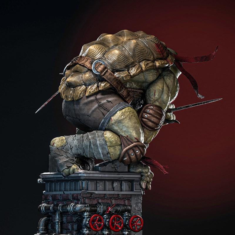 ZEZ工作室 - 《雷帕》3D打印模型|ZEZ Studios – Raph – 3D Print Model STL