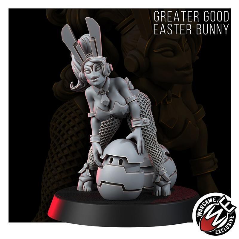 美好之春兔 3D打印模型|Greater Good Easter Bunny – 3D Print Model STL