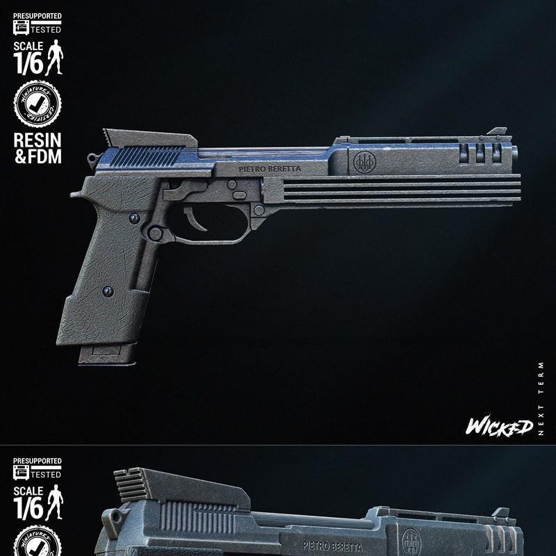 Wicked RoboCop 3D打印模型|Wicked – Robocop Gun – 3D Print Model STL