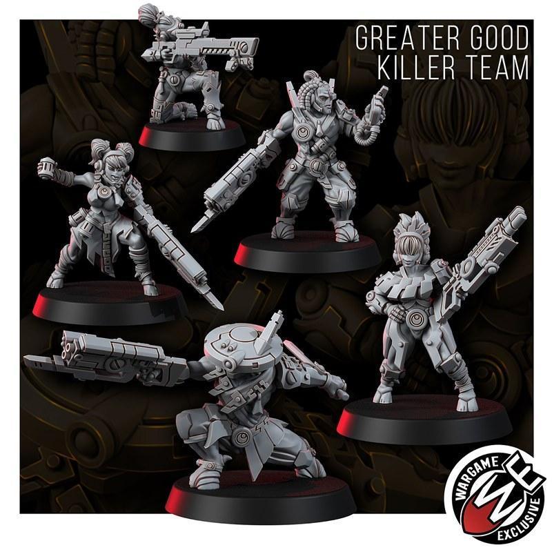 优质之选特别杀戮小队 - 3D打印模型|Greater Good Special Killer Team – 3D Print Model STL