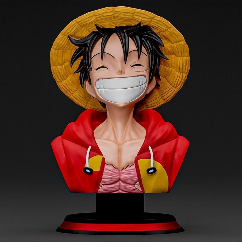 安杰洛·阿罗斯创作的《路飞》3D打印模型|Luffy Bust by Angelo Aros – 3D Print Model STL