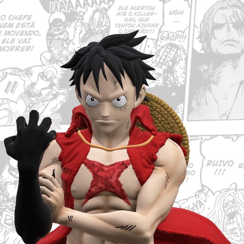 《海贼王》鲁夫 3D打印模型|One Piece – Luffy Bust – 3D Print Model STL