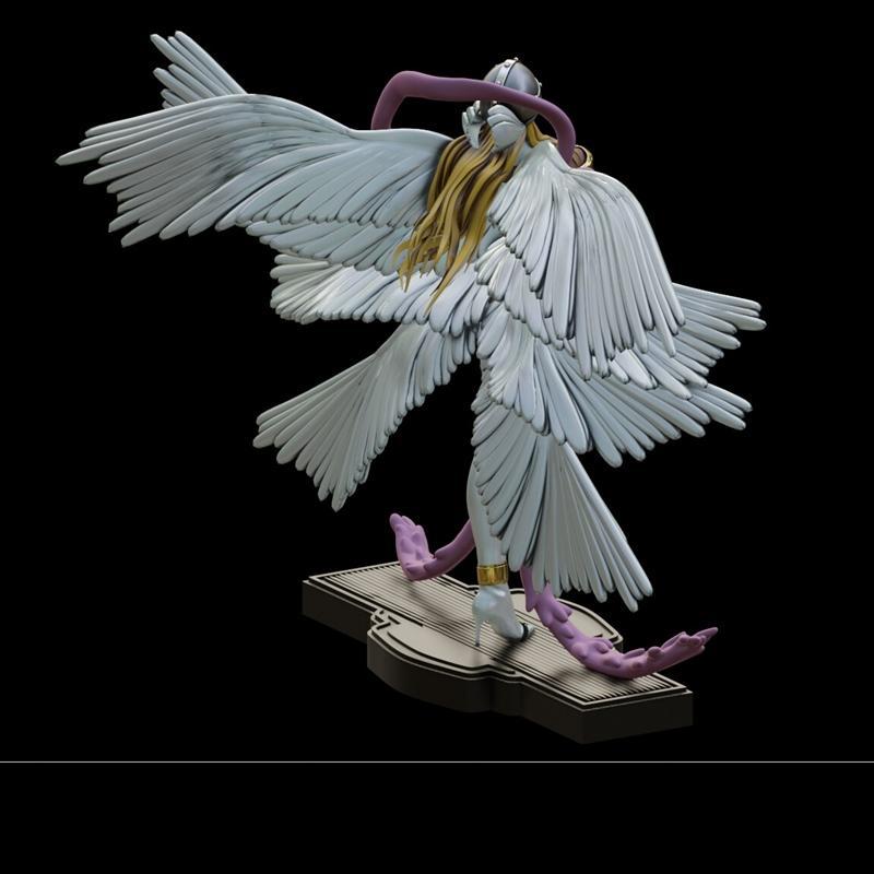 Digimon天使女性 3D打印模型|PgGasta – Digimon AngelWomon – 3D Print Model STL