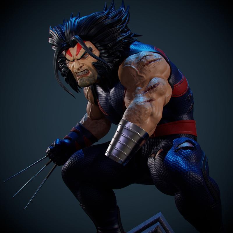 Wolverine - 末日危机 3D打印模型|Wolverine – Age of Apocalypse – 3D Print Model STL