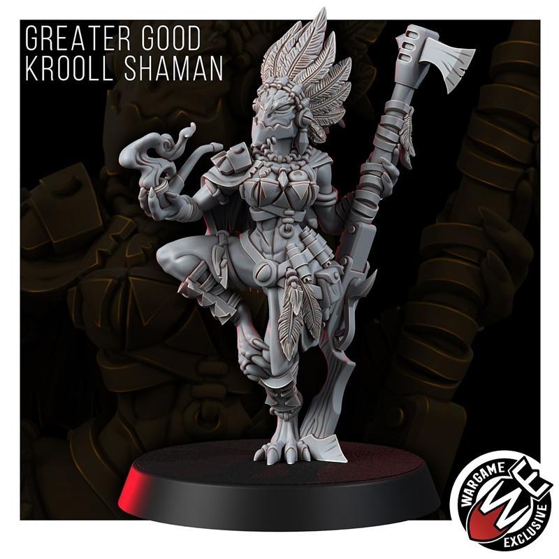 好心人Krooll Shaman 3D打印模型|Greater Good Krooll Shaman – 3D Print Model STL