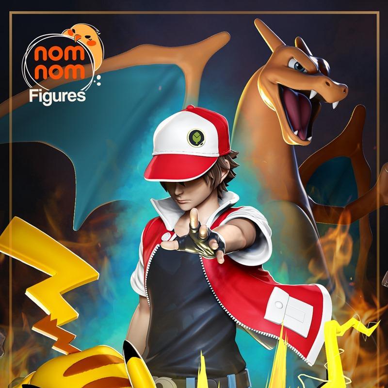 红色宝可梦3D打印模型|Nomnom Figures – Red – Pokemon – 3D Print Model STL