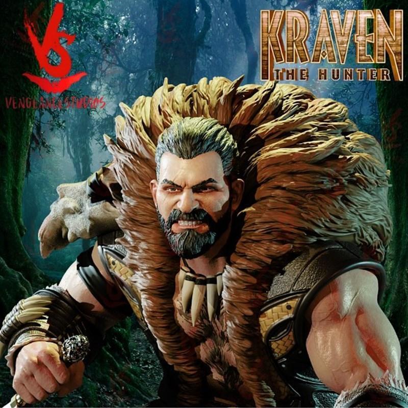 Vengeancestudios旗下3D打印模型：Kraven角色精摹版|Vengeancestudios – Kraven – 3D Print Model STL