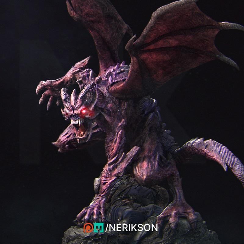 Nerikson工作室出品《史蒂夫恶魔鬼》3D打印模型|Nerikson – Steve the Demon Imp – 3D Print Model STL