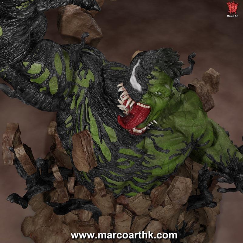 Marco Art - 绿巨侠 - 3D打印模型|Marco Art – Hulk – 3D Print Model STL