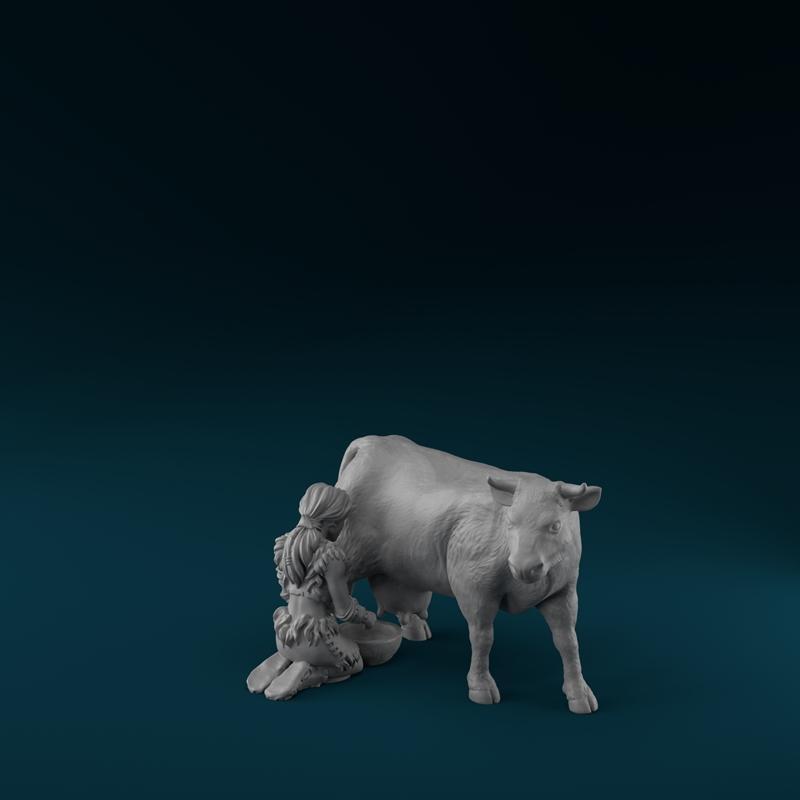 StoneAxe迷你模型——《防线》3D打印雕塑|StoneAxe Miniatures – The Rampart – 3D Print Model STL