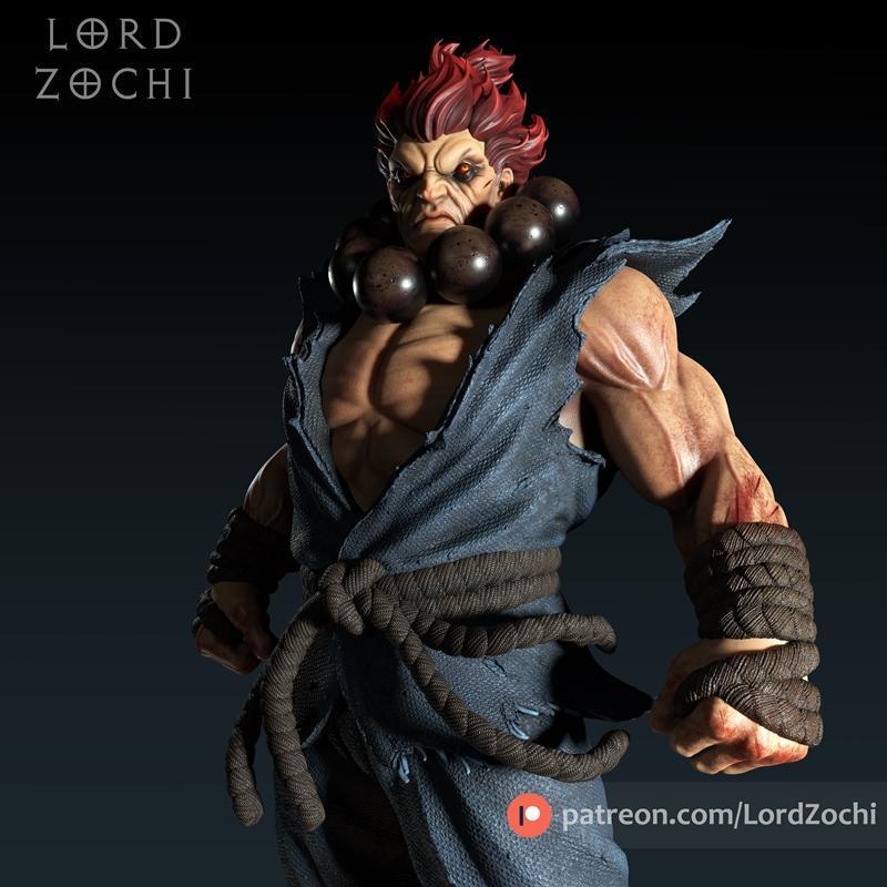 阿克玛 3D打印模型|Lord Zochi – Akuma – 3D Print Model STL