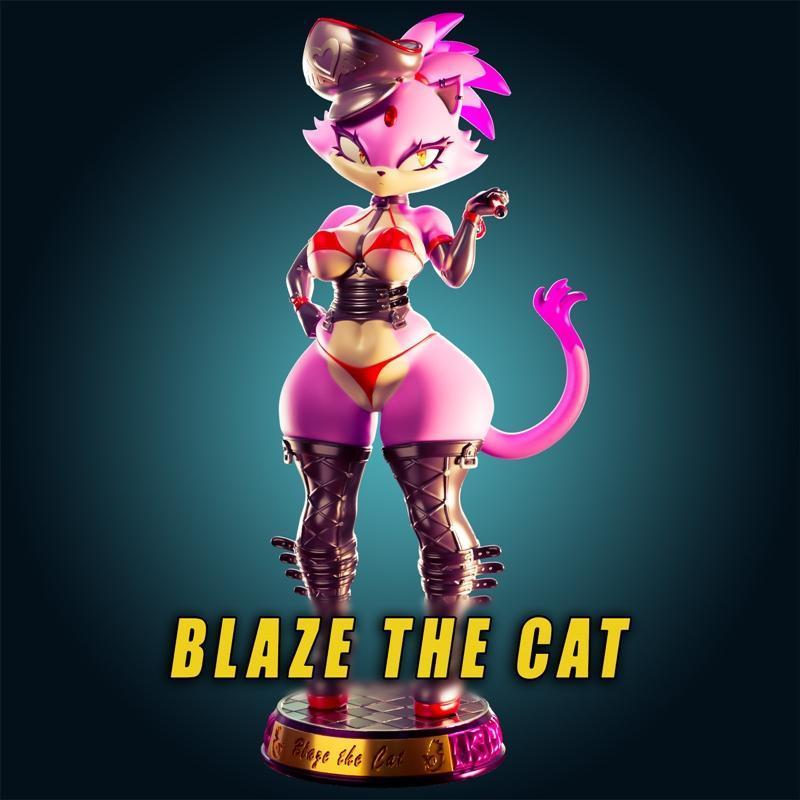 Blaze the Cat 3D打印模型|Officer Rhu – Blaze the Cat – 3D Print Model STL