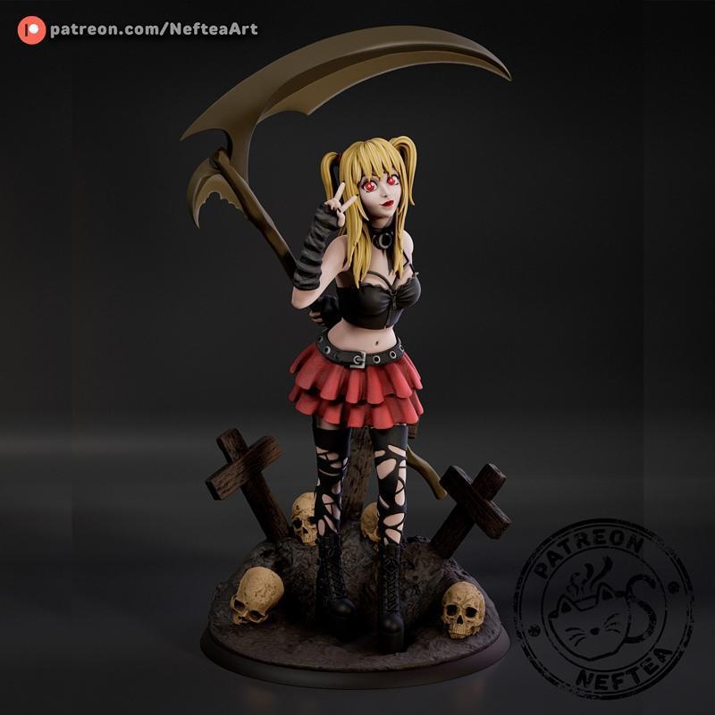 Neftea - Misa Amane - 3D打印模型|Neftea – Misa Amane – 3D Print Model STL