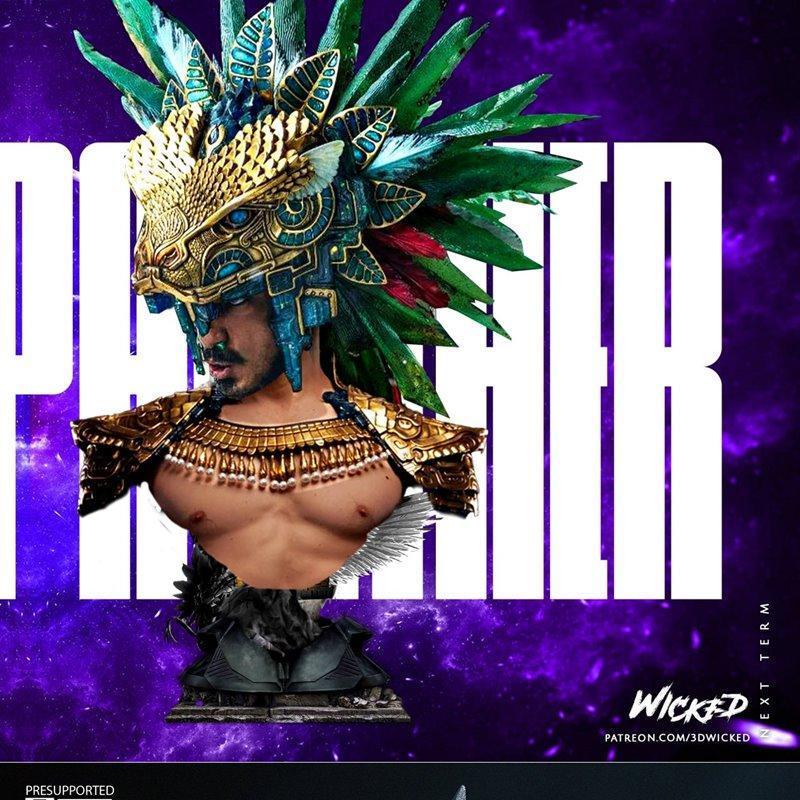 威酷 - 纳摩头像雕像 - 3D打印模型|Wicked – Namor Portrait Bust – 3D Print Model STL