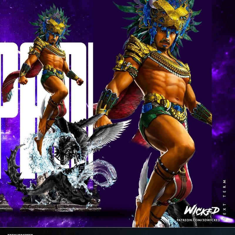 Wicked - 水之王纳摩 - 3D打印模型|Wicked – Namor Sculpture – 3D Print Model STL