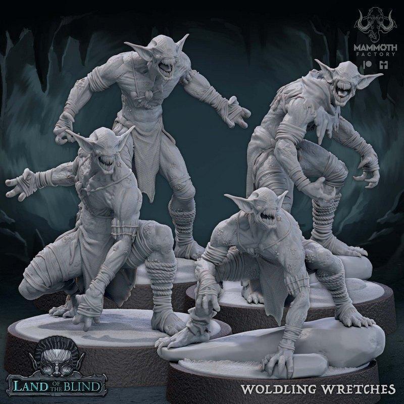 Worldling Wretches - 3D打印模型：异界扭曲生物造型设计|Woldling Wretches – 3D Print Model