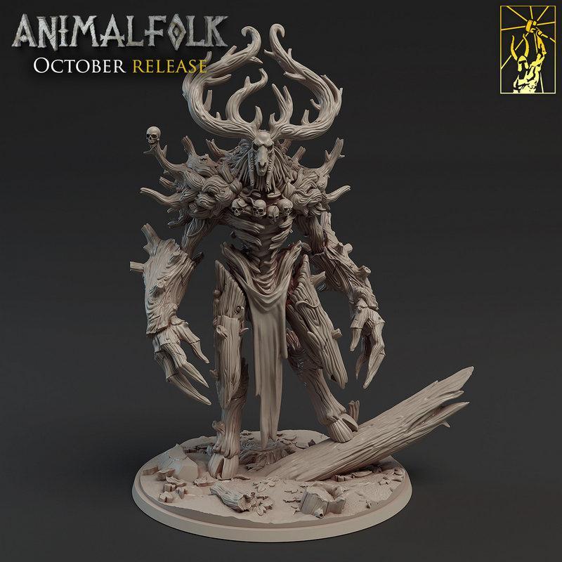 原始之境 primal 精灵 3D打印模型|Gloomvale Primeval Spirit – 3D Print Model