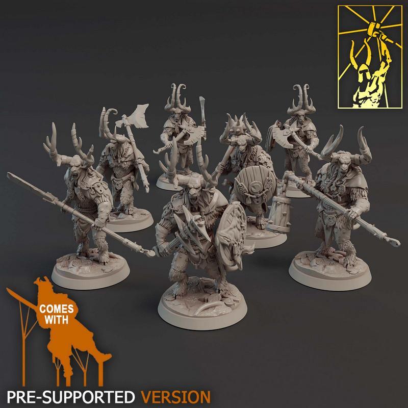 Gloomvale兽人 3D打印模型|Gloomvale Beastman – 3D Print Model