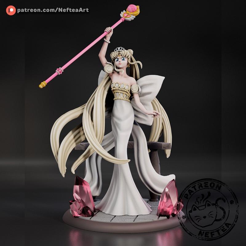 新神女宁静 — 3D打印模型|Neo Queen Serenity – 3D Print Model STL