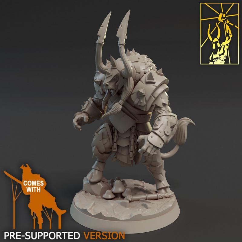 Minotaur Mukka 3D打印模型|Minotaur Mukka – 3D Print Model