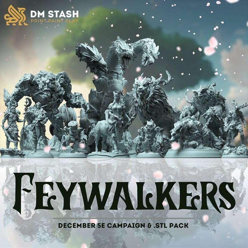 奇幻游走者 3D打印模型|Dungeon Master Stash – Feywalkers – 3D Print Model STL